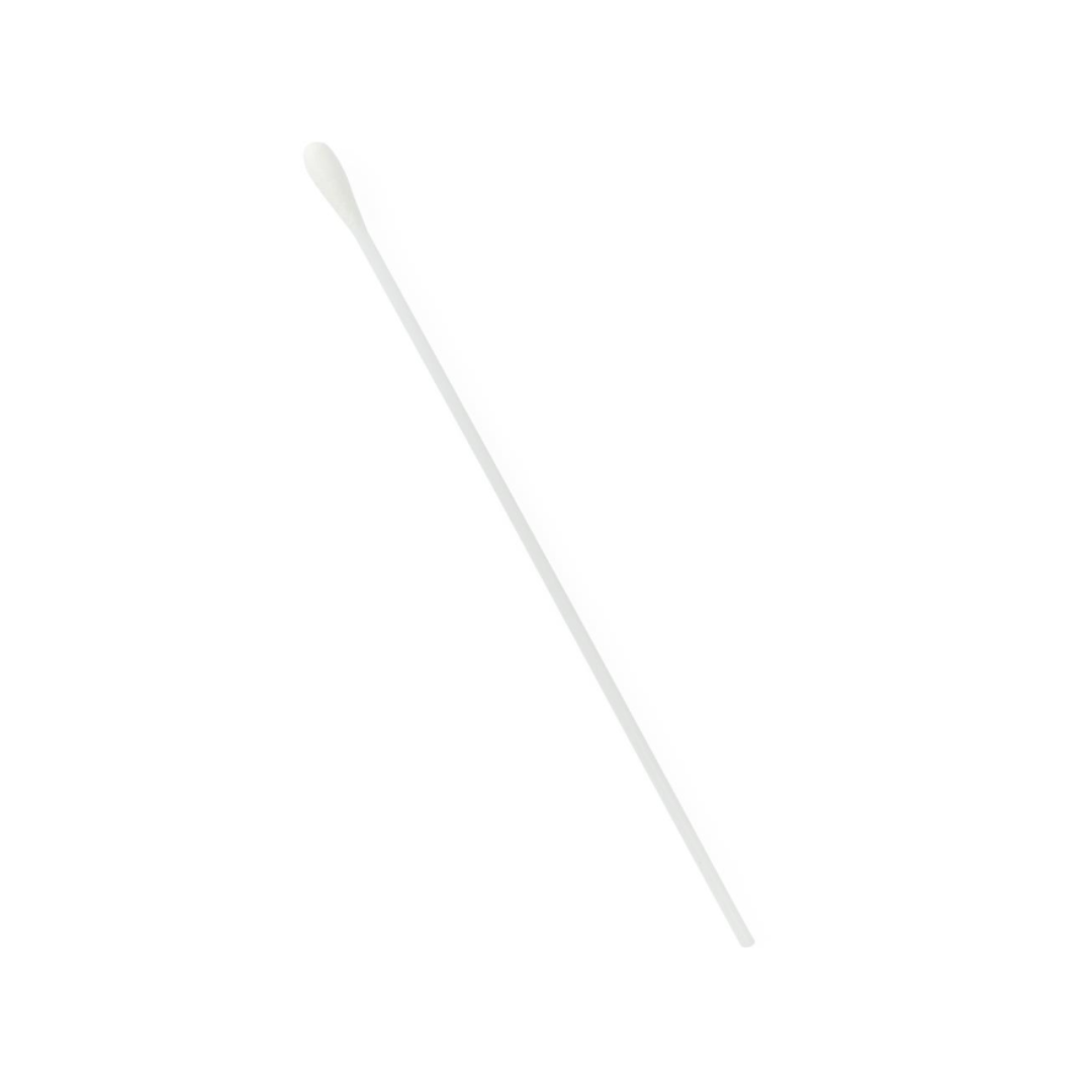A single Medline Sterile Cotton-Tipped Applicator with a small cotton tip on one end is shown diagonally against a plain white background.